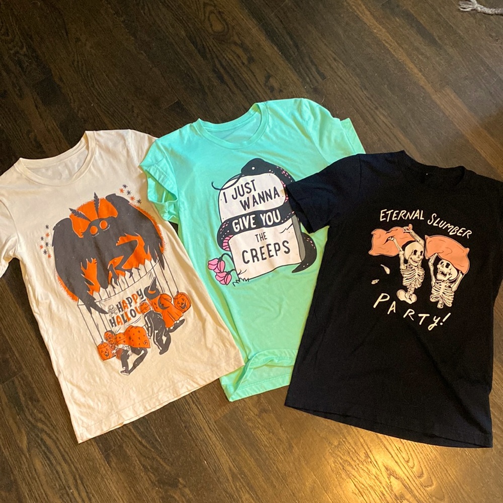 Bundle of 3 Wicked Clothes tees